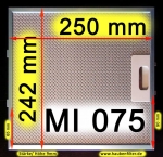 Metall-Fettfilter 250 x 242 (MI075)