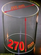 Ersatzglas (Echtglas) 270 x 200 mm